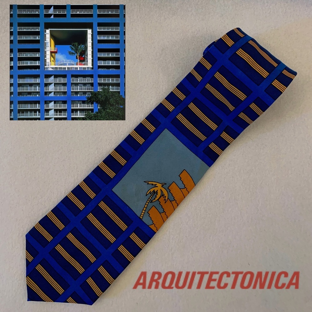 Arquitectonica Silk Tie
